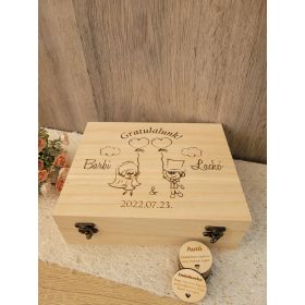Nászajándék - Boldog házasság kellékei doboz