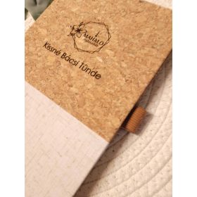 Jegyzetfüzet - parafa és vászon anyag borítással