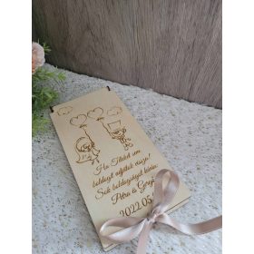 Nászajándék - pénzátadó - lufis minta