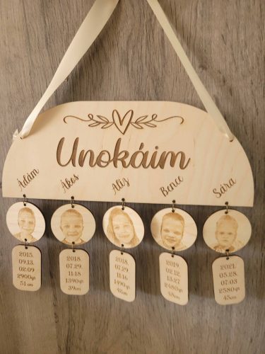 Unokáim - fali kép